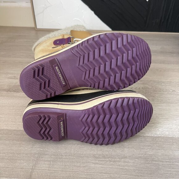 Girl's SOREL Joan Of Artic Lace-Up Waterproof Winter Snow Boots Youth Size 3 - Picture 9 of 9